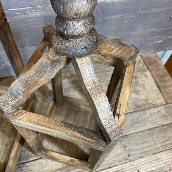 My Amigos Imports - Wholesale Lantern - Pinnacle Farmhouse Wood Lantern-Set of 2-Rustic-Brown8