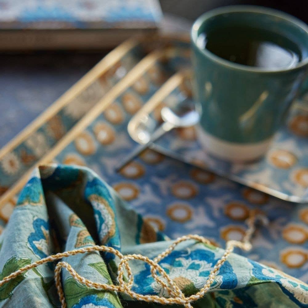 Bonheur du Jour - Venta al por mayor Bandejas decorativas - Plato Invitado - Vishnu Azul2