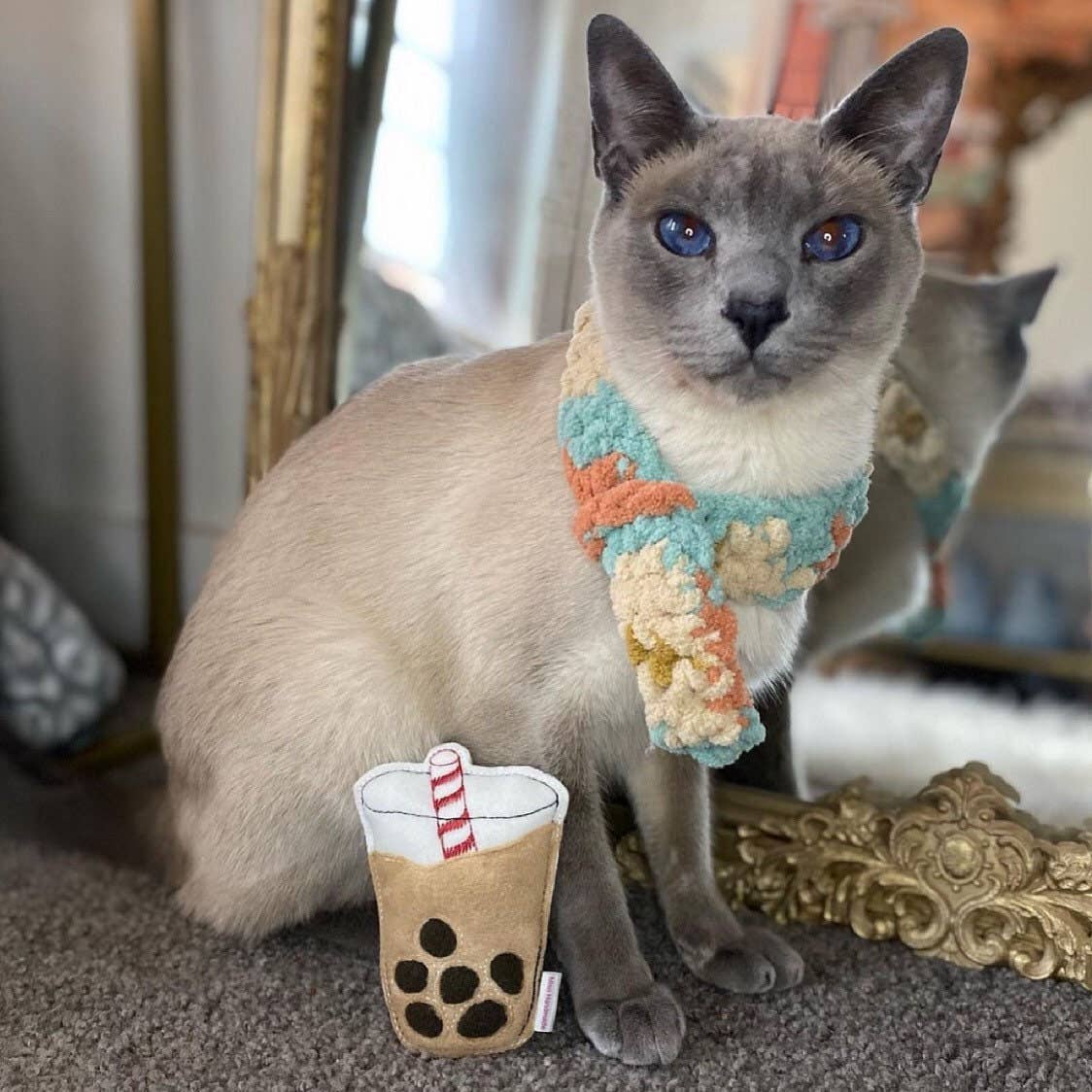 Miso Handmade - Wholesale Pet Toy - Cat - Catnip Bubble Tea Toy8