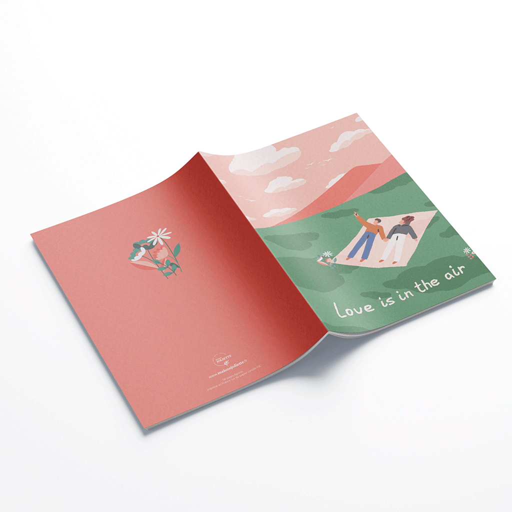 Maison Joliette - Wholesale Notebook - A5 notebook - Love is in the air1