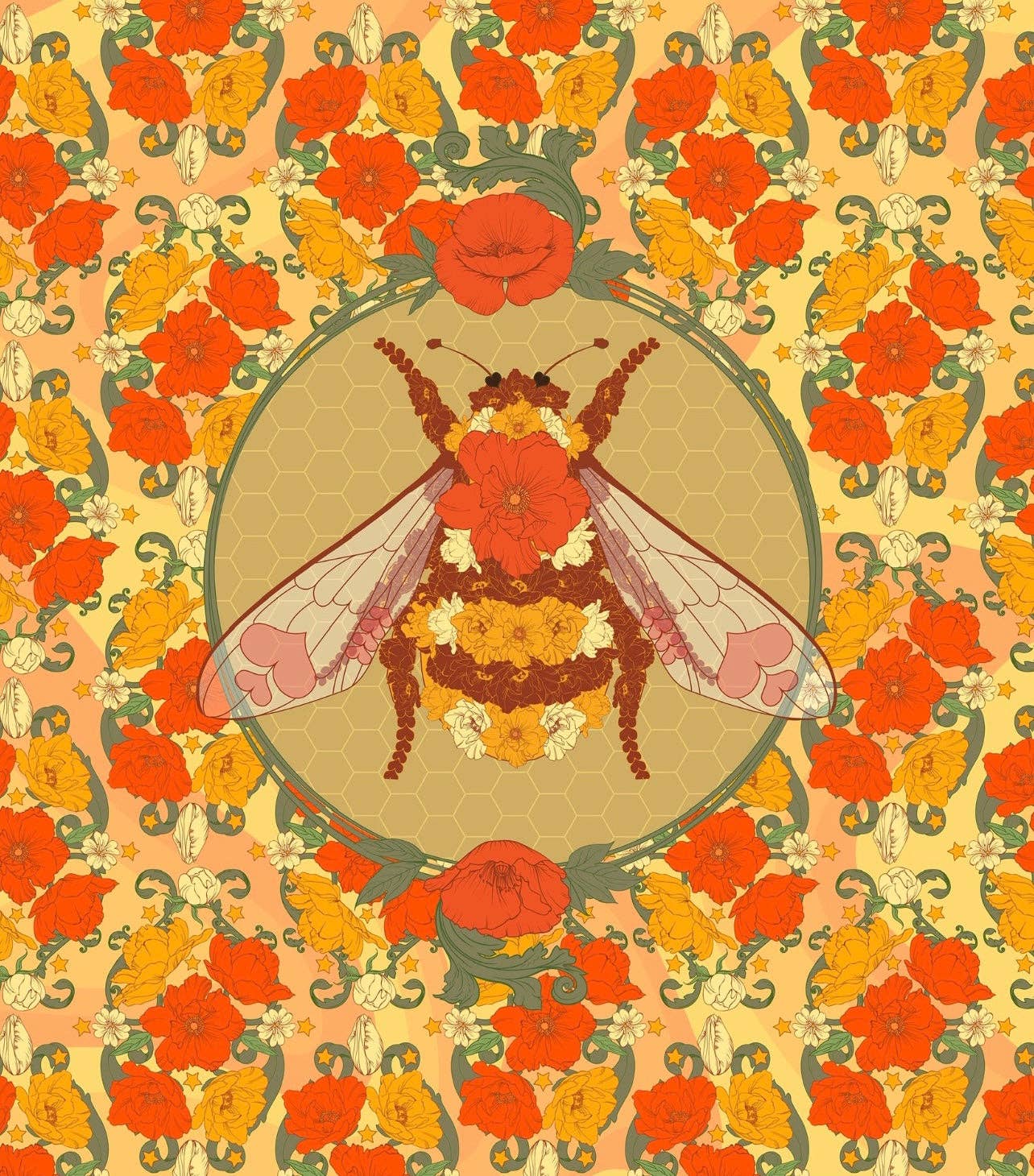 Henelle - Vente Kimono – femme - Robe Bloom Duster4