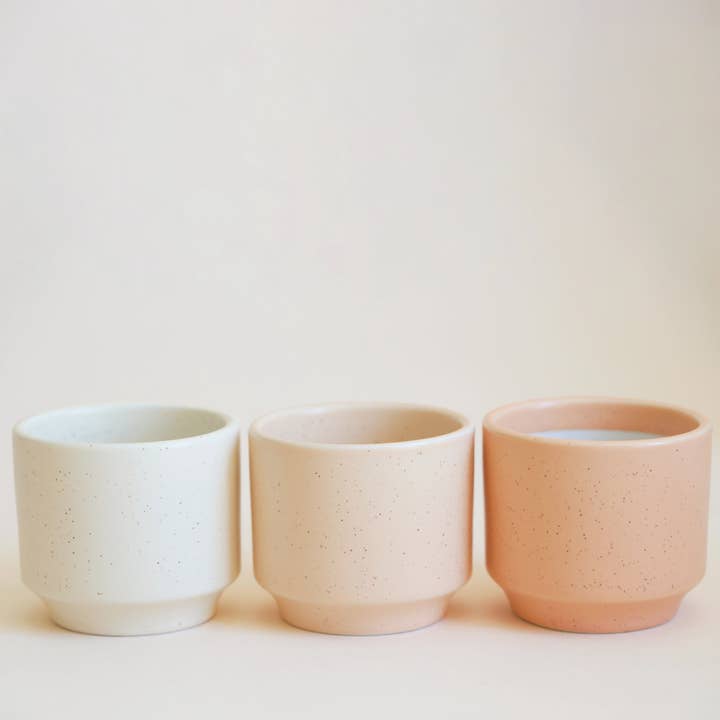 Jungle Club - Wholesale Plant Pot - Parker Planter | Vanilla Speckle