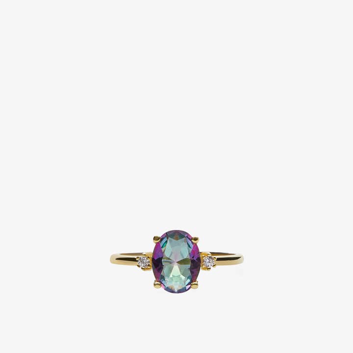 JoyPersonalized - Wholesale Cocktail/Statement Ring - Mystic Topaz Ring, Statement Ring for Women