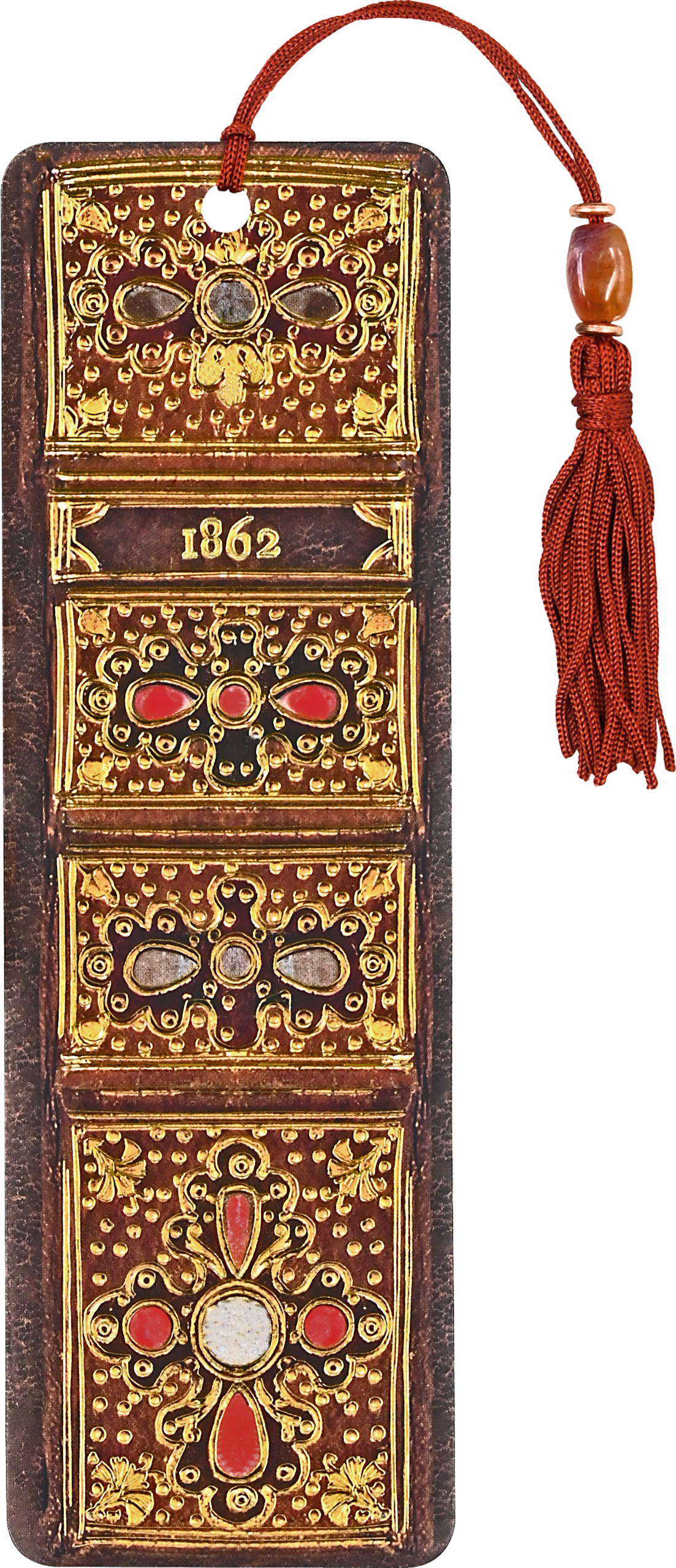 Peter Pauper Press, inc. – wholesale Bookmark – Antique Book Spine Beaded Bookmark0