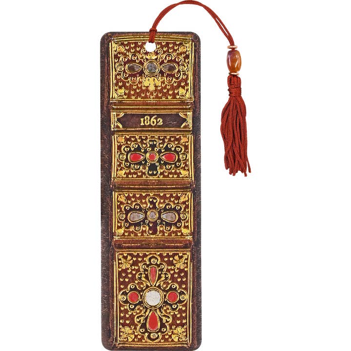 Peter Pauper Press, inc. – wholesale Bookmark – Antique Book Spine Beaded Bookmark