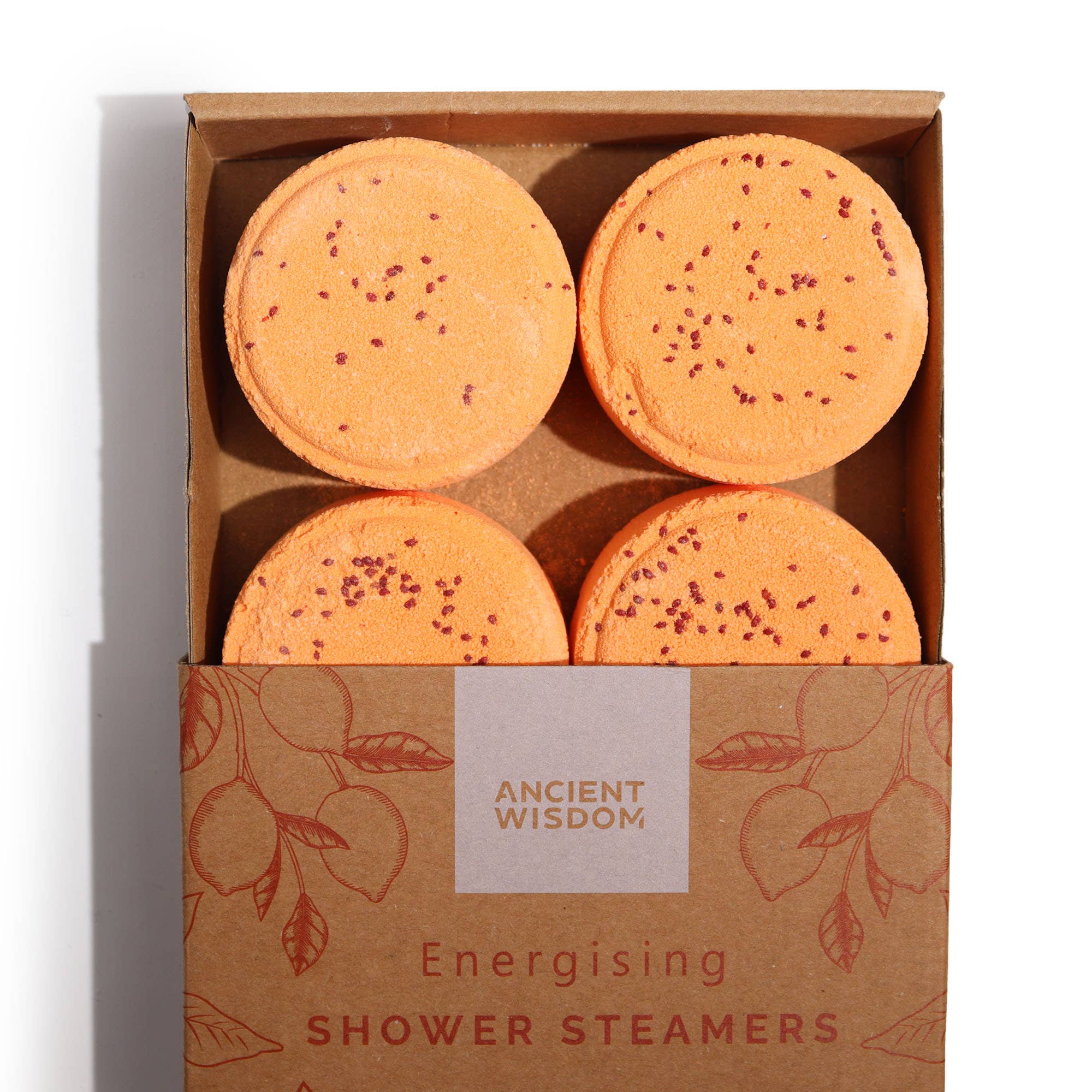 AW Artisan - Wholesale Bath Bomb/Fizz - Zen Shower Steamers - Energizing (Orange)0