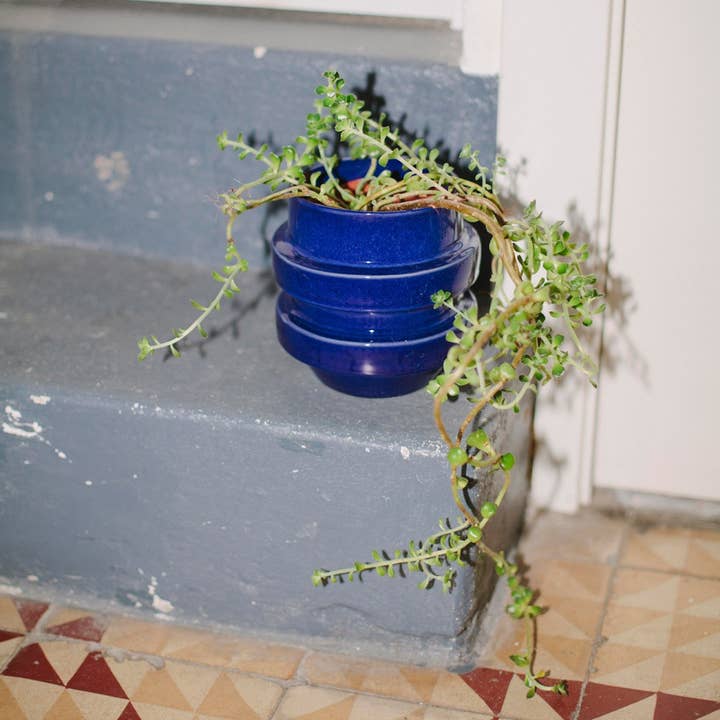 NOVA CASA ATLANTICA S. COOP. GALEGA - Wholesale Plant Pot - Cobalt blue glazed ceramic planter Boia NW