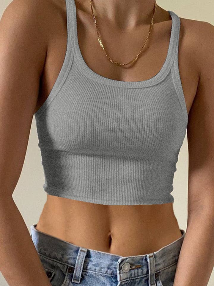 NINEXIS - Wholesale Tank Top - Women's - CWTTK0857_SUMMER COTTON RIBBED TANK TOP3