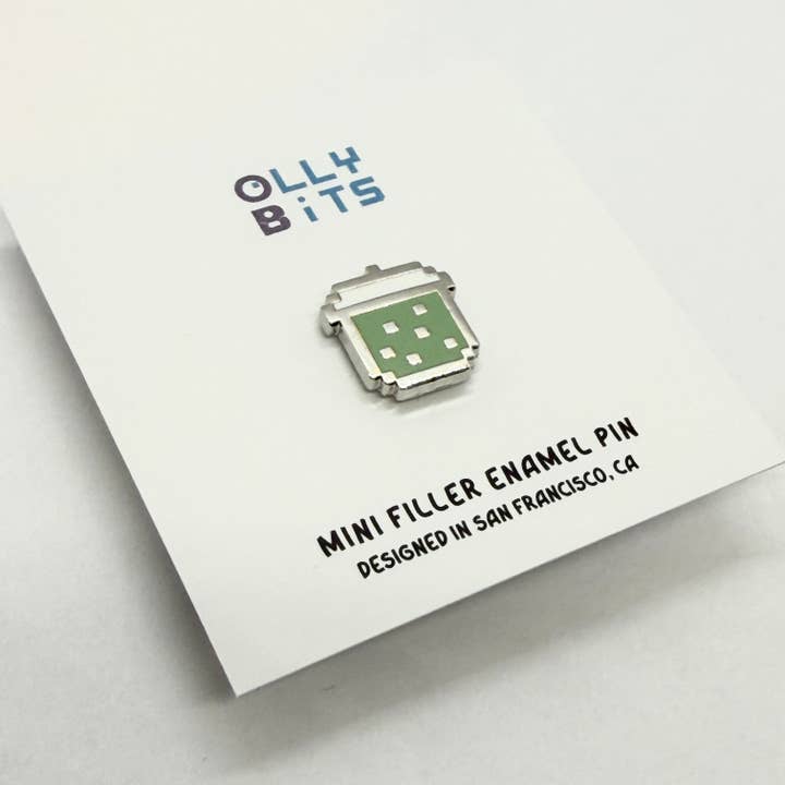 Ollybits Pixel Art - Wholesale Lapel Pin/Button - Boba Milk Tea Mini Filler Pixel Art Enamel Pins12