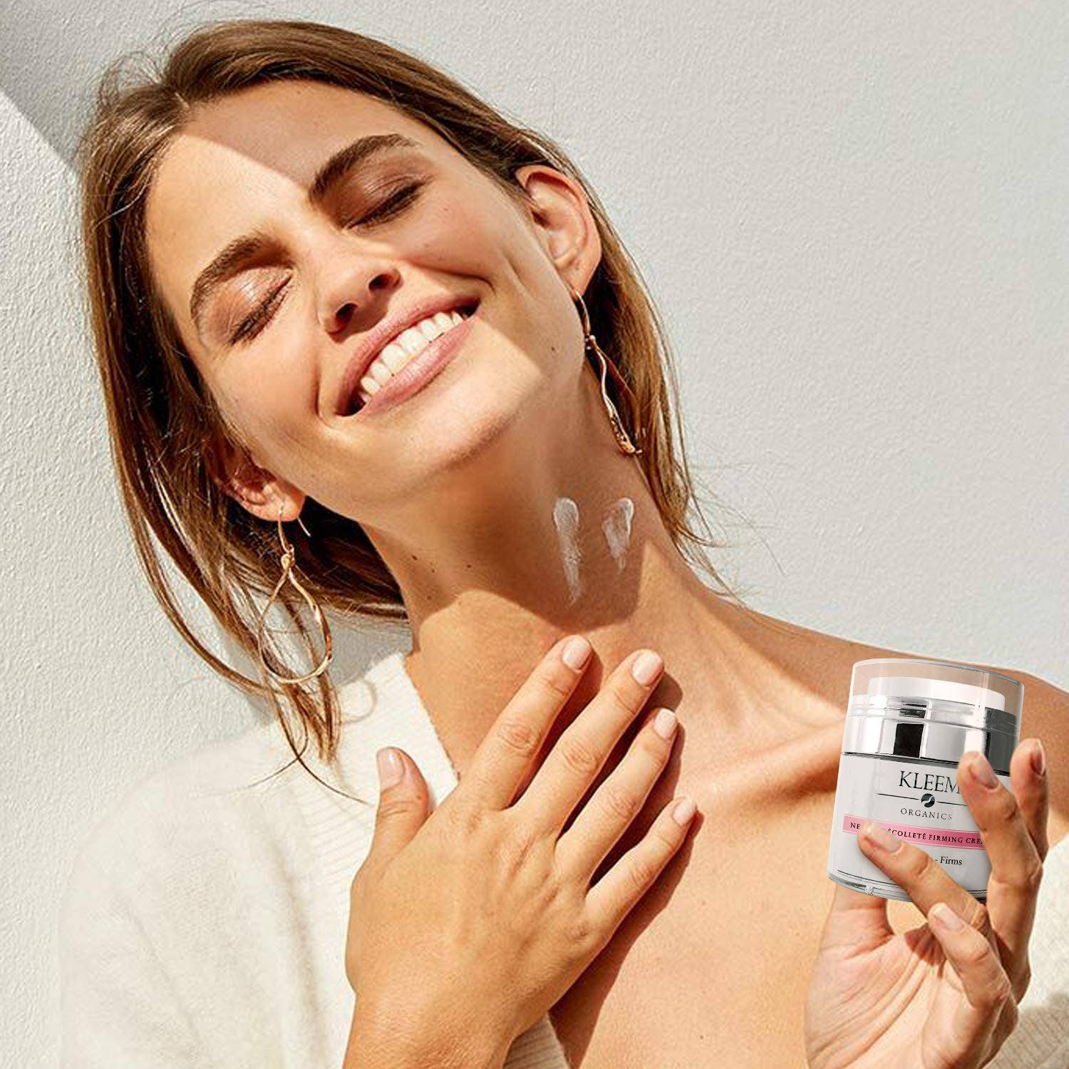Kleem Organics - Wholesale Anti-Aging Moisturizer - FIRMING NECK CREAM -  For Collagen Stimulation and Lifted Skin1