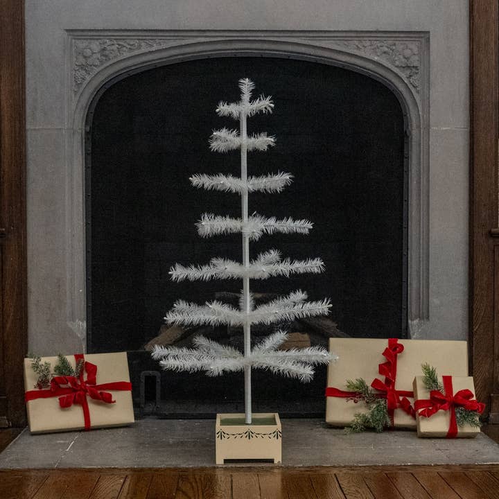 36" ELFENBEINFARBENER FEDERBAUM für den Großhandel von Ragon House