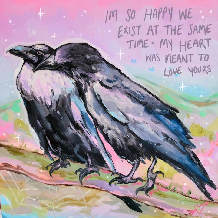 Shelby DeGarmo Art - Wholesale Art Print - Corvid Companion Prints!