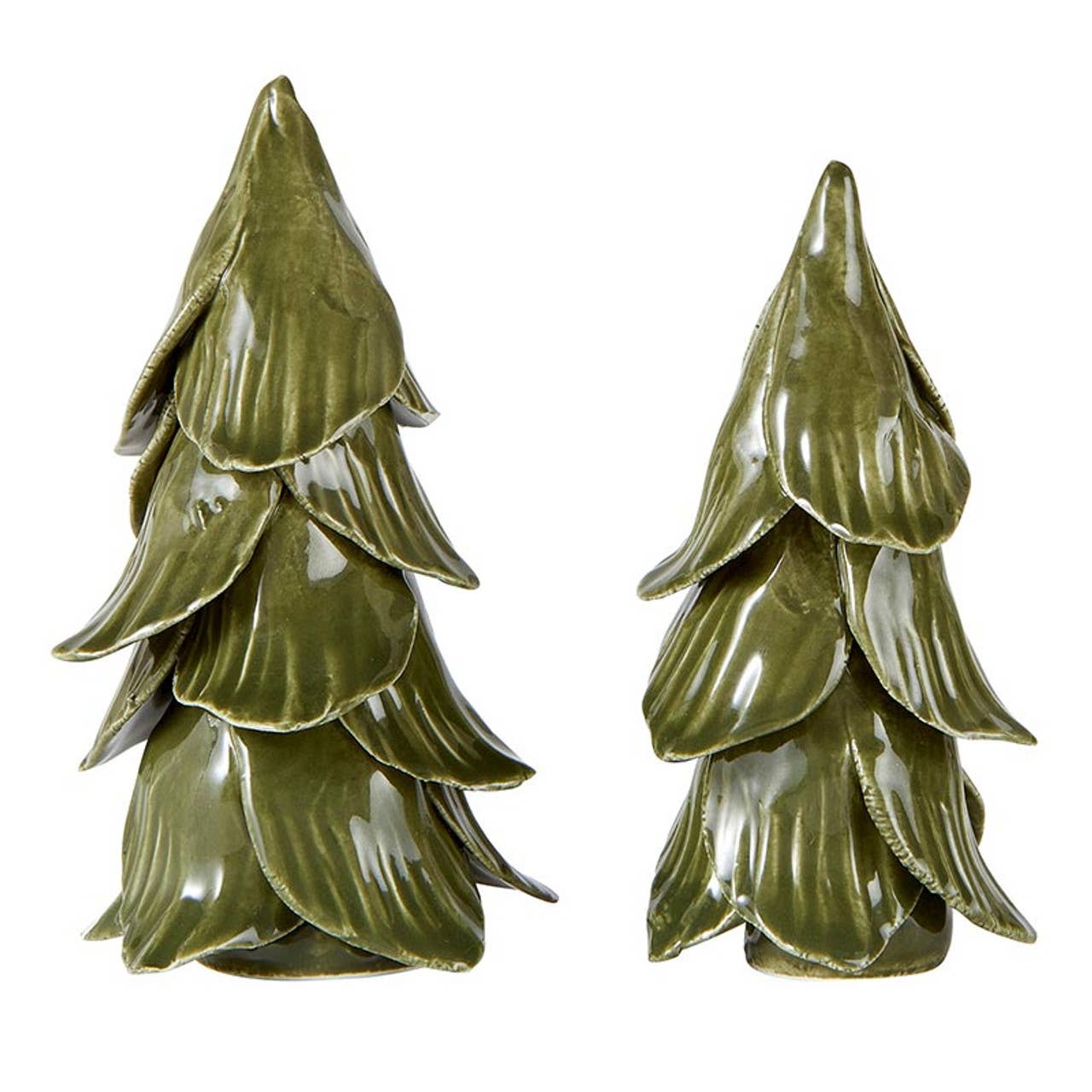 Santa Barbara Design Studio by Creative Brands - Wholesale Christmas Decoration - Handmade Christmas Trees - Green - Set of 23