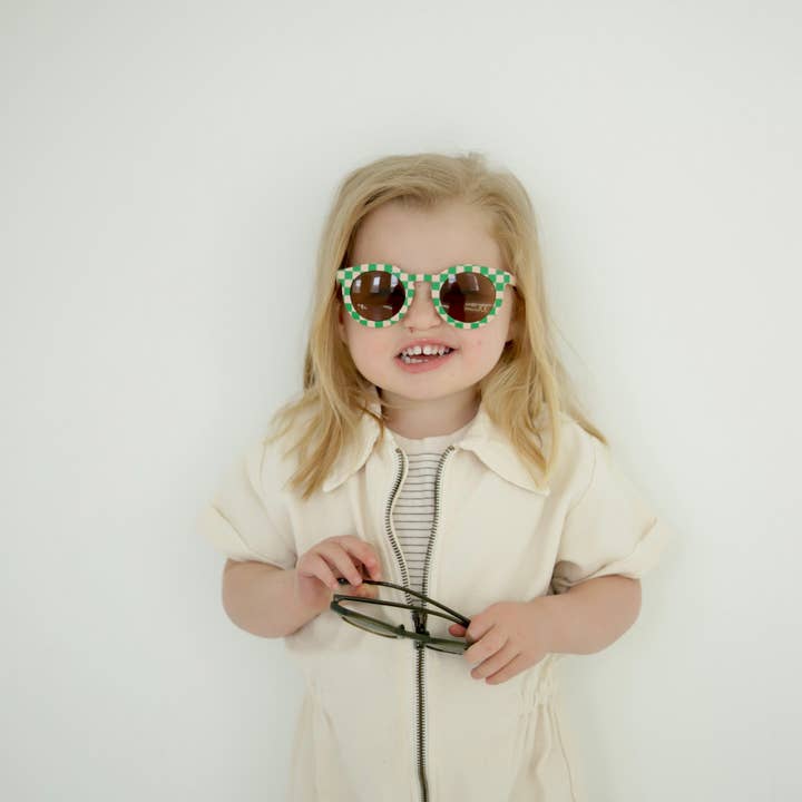Polished Prints - Wholesale Sunglasses - Kids - Checkered Sunglasses, Kids Sunglasses, Toddler Sunglasses3