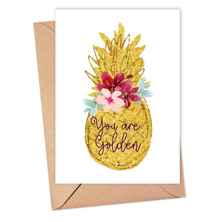 Cartes de remerciement ananas Cartes de vœux tropicales pour femmes pour la vente par R is for Robo