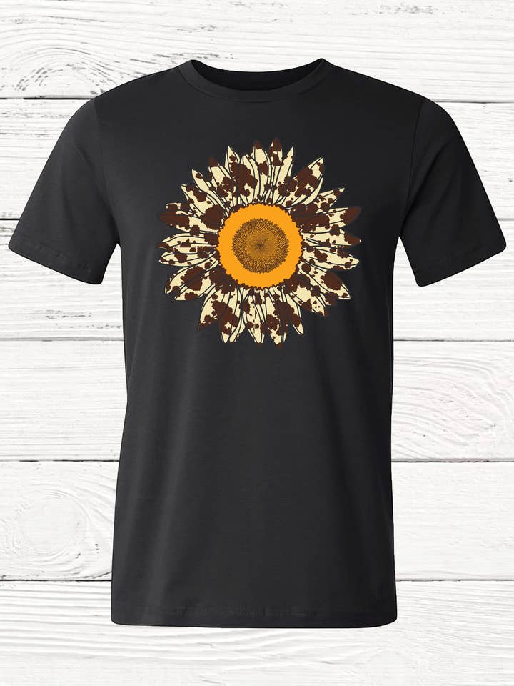 Cow Sunflower for wholesale by Junk N The Trunk Tees