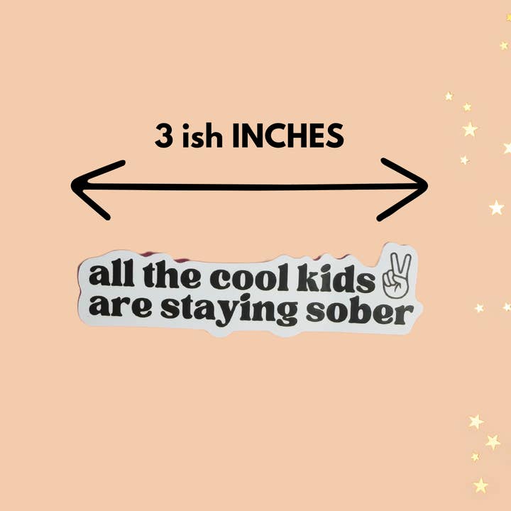 As Told By Ellie - Wholesale Sticker - Sobriety Sticker Sober Gifts Recovery Decal Alcohol Free