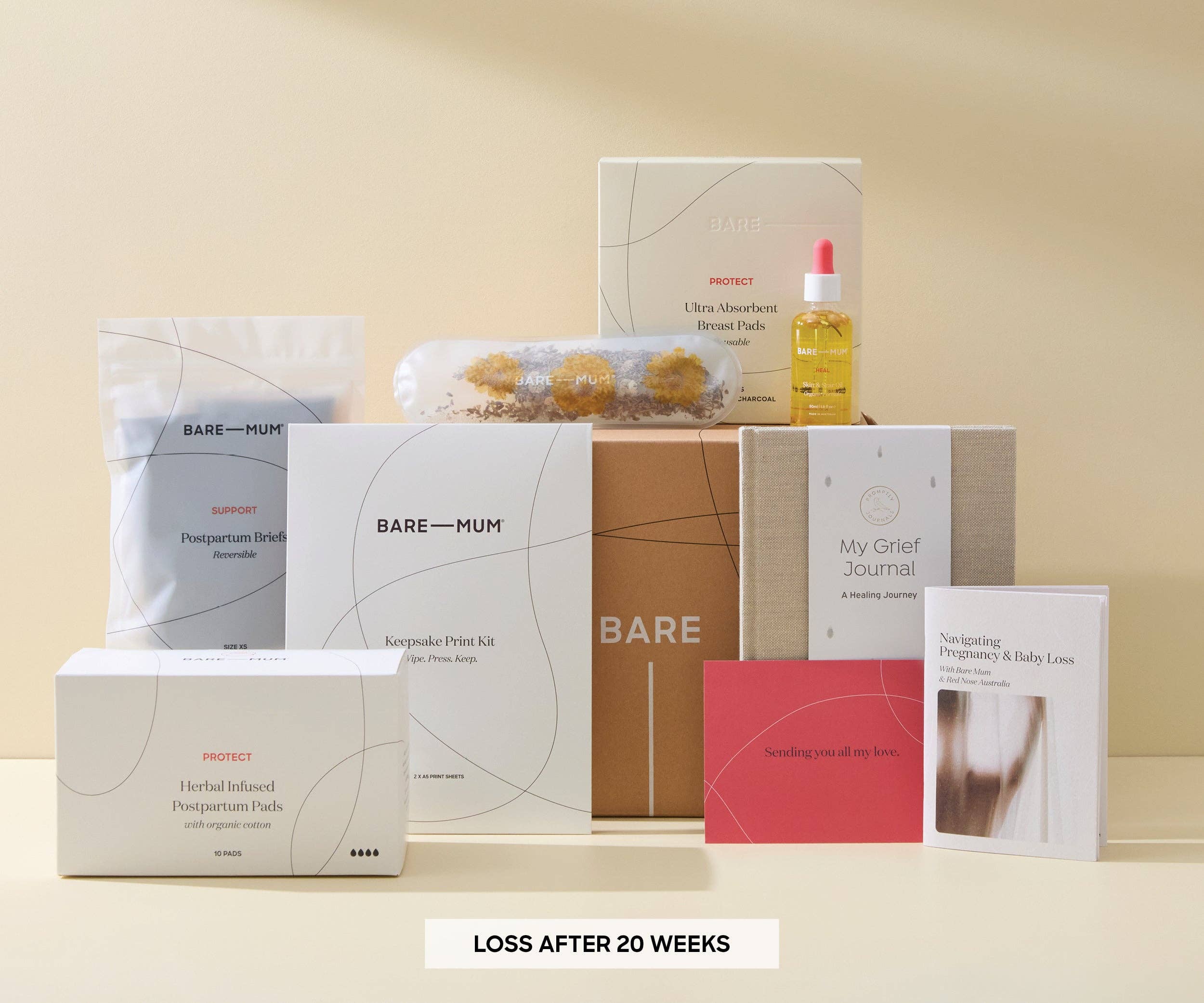 Bare Mum - Wholesale New mom gift box/set - Pregnancy and Baby Loss Care Kit17