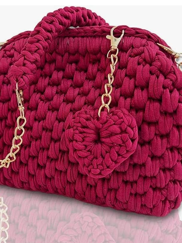 CHQEL Evening Straw Rope Clutch Bag for Women, Handmade Crochet Wedding Party Purse, Small Flap Formal Crossbody Handbag Evening Clutch Bag for wholesale by CHQEL