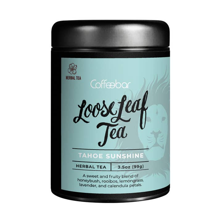 Tahoe Sunshine Loose Leaf Tea - 3oz Tin for wholesale by Coffeebar