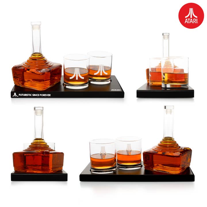 Thumbs Up! - Wholesale Decanter - Official Atari Joystick Decanter Set2
