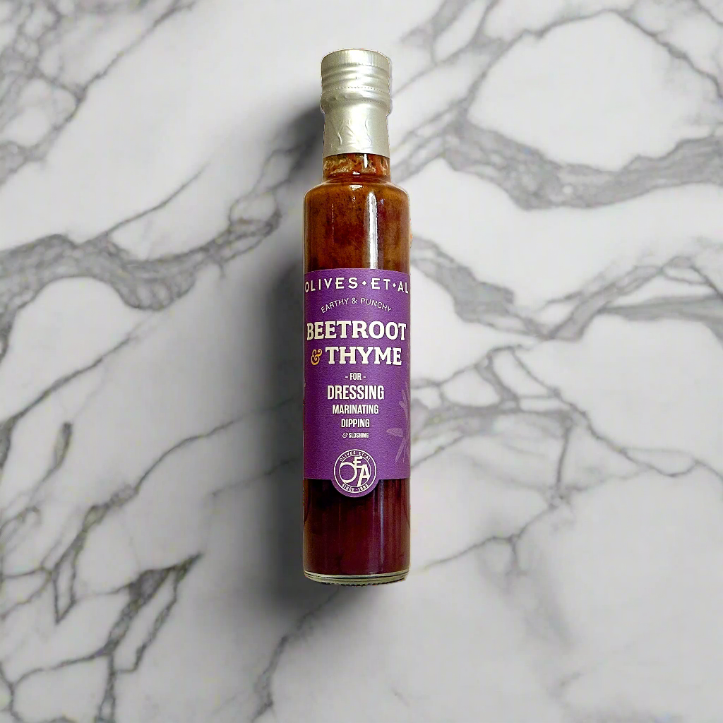 Olives Et Al - Vendita all'ingrosso Condimenti per insalata - Condimento e marinata di barbabietola e timo Punchy1