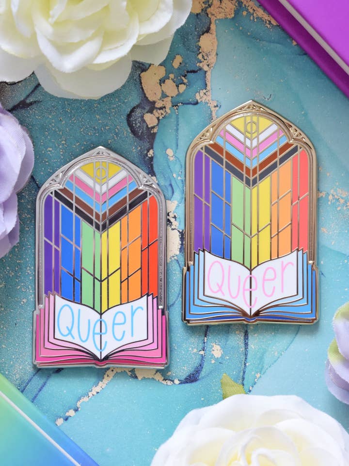 Queer - Windows Of Wonder Series - Enamel Pin for wholesale by Felfira Moon Designs