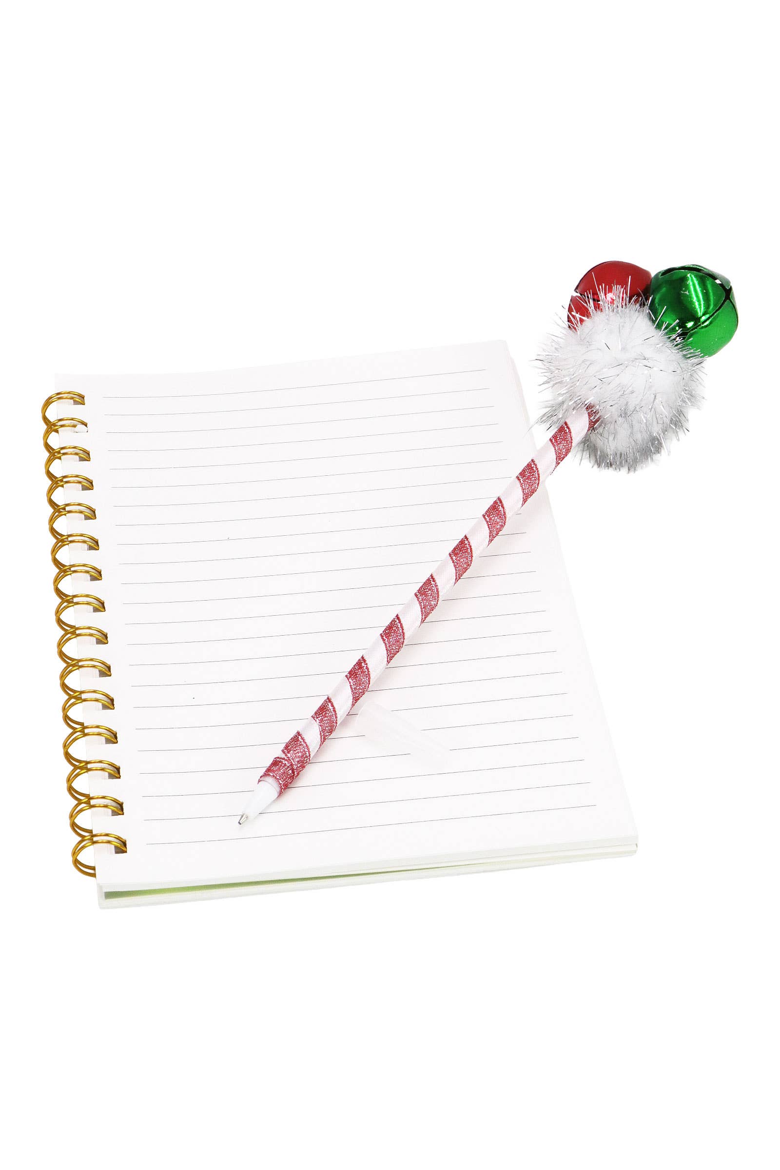 ASSORTED Christmas Jingle Bell Ornament Pen - 12 Pcs for wholesale on Faire3