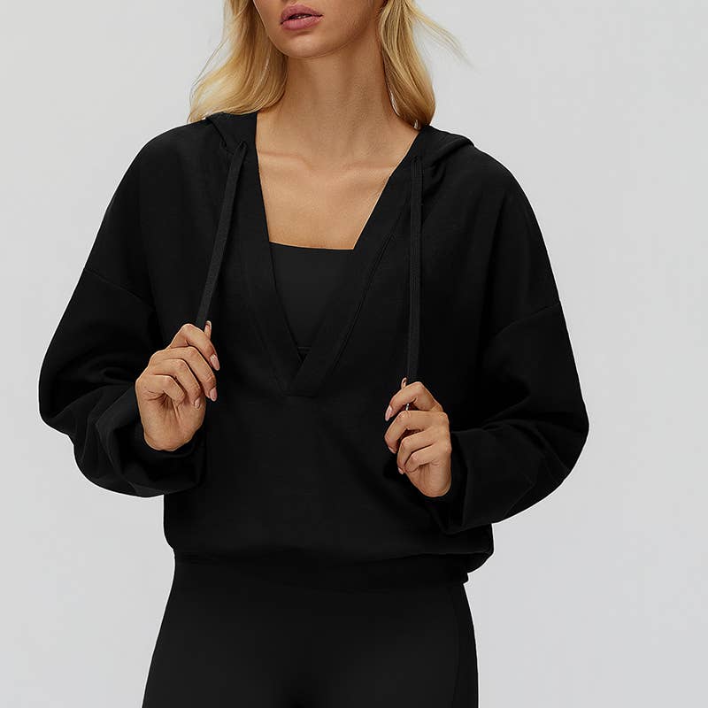 WONDERXFANS - Wholesale Athletic Jacket - Women's - V-neck hooded outdoor sports jacket12