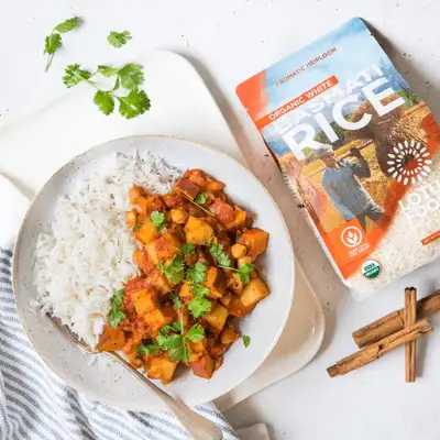 Lotus Foods - Wholesale Rice - Organic White Basmati Rice - MCPD®, ROC® - 25# bulk5