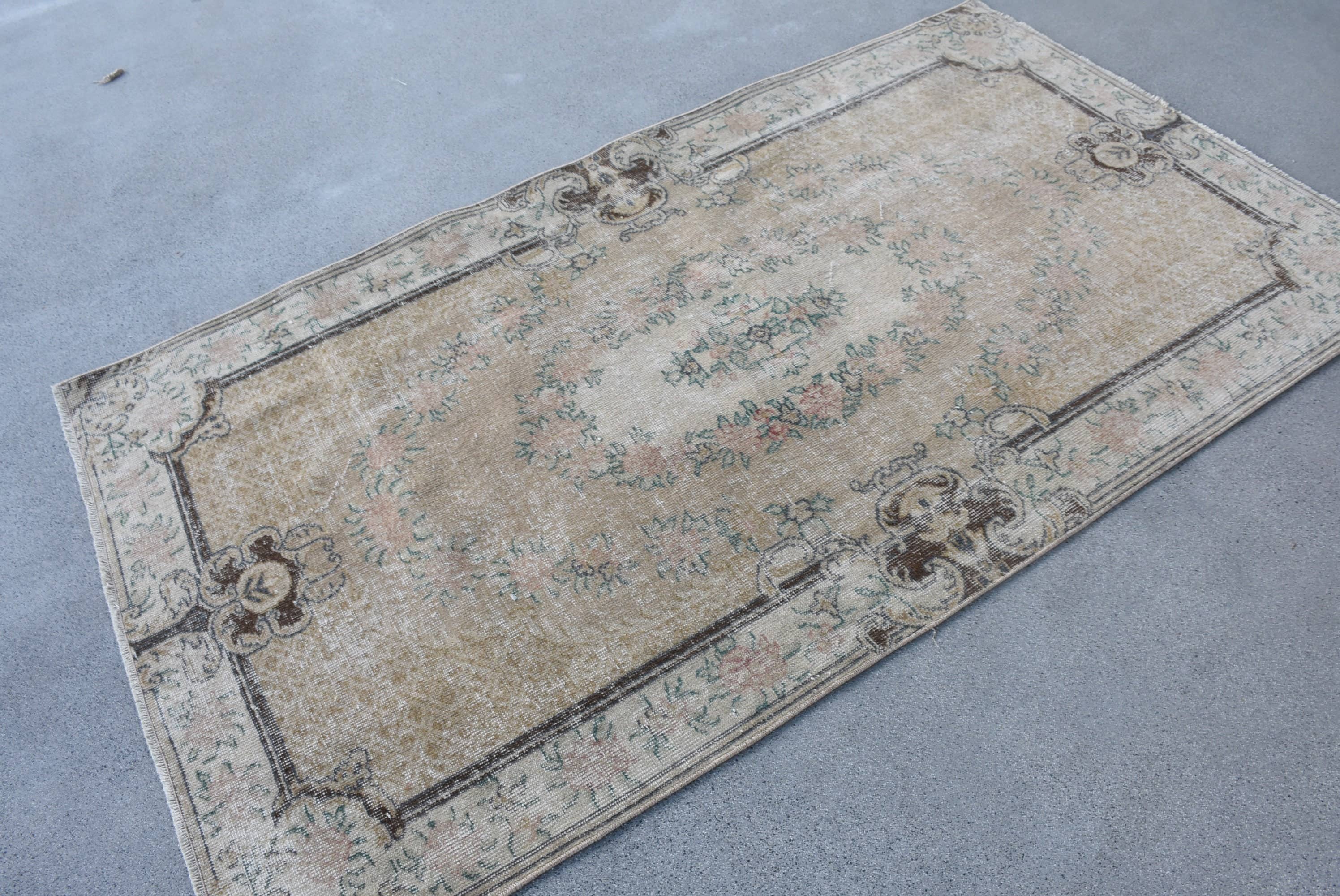 Anatolia Loom - Wholesale Runner Rug - Vintage Wool Rug - Classic Beige & Brown Rectangle1