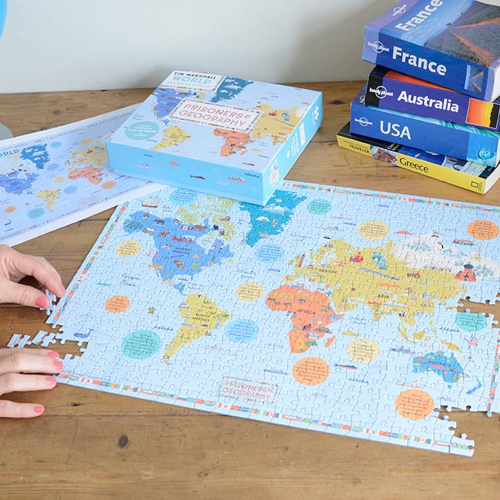 All Jigsaw Puzzles – wholesale Puzzle – Adult – Prisoners of Geography World Map 500 Piece Jigsaw Puzzle