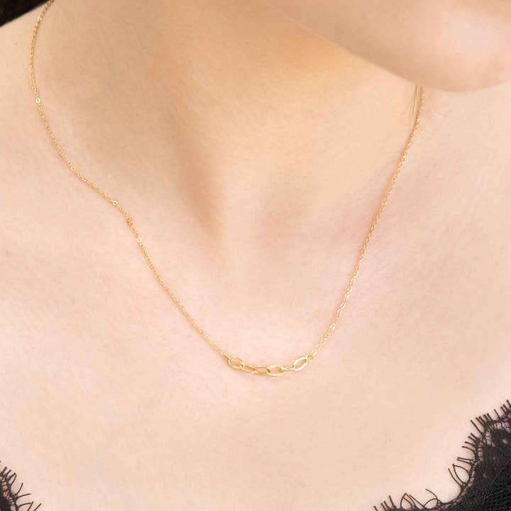 Lovoda - Wholesale Link & Chain Necklace - Once Upon a Chain Necklace (14K)