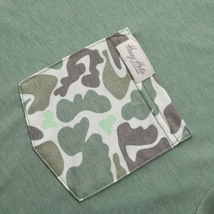 Honey Hole Outdoors - Wholesale T-Shirt - Men's - SS - Performance Shirt - Field Camo4