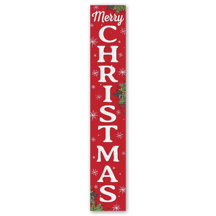 Merry Christmas w/ Snowflakes - Porch Board™ HX for wholesale by ST Creations