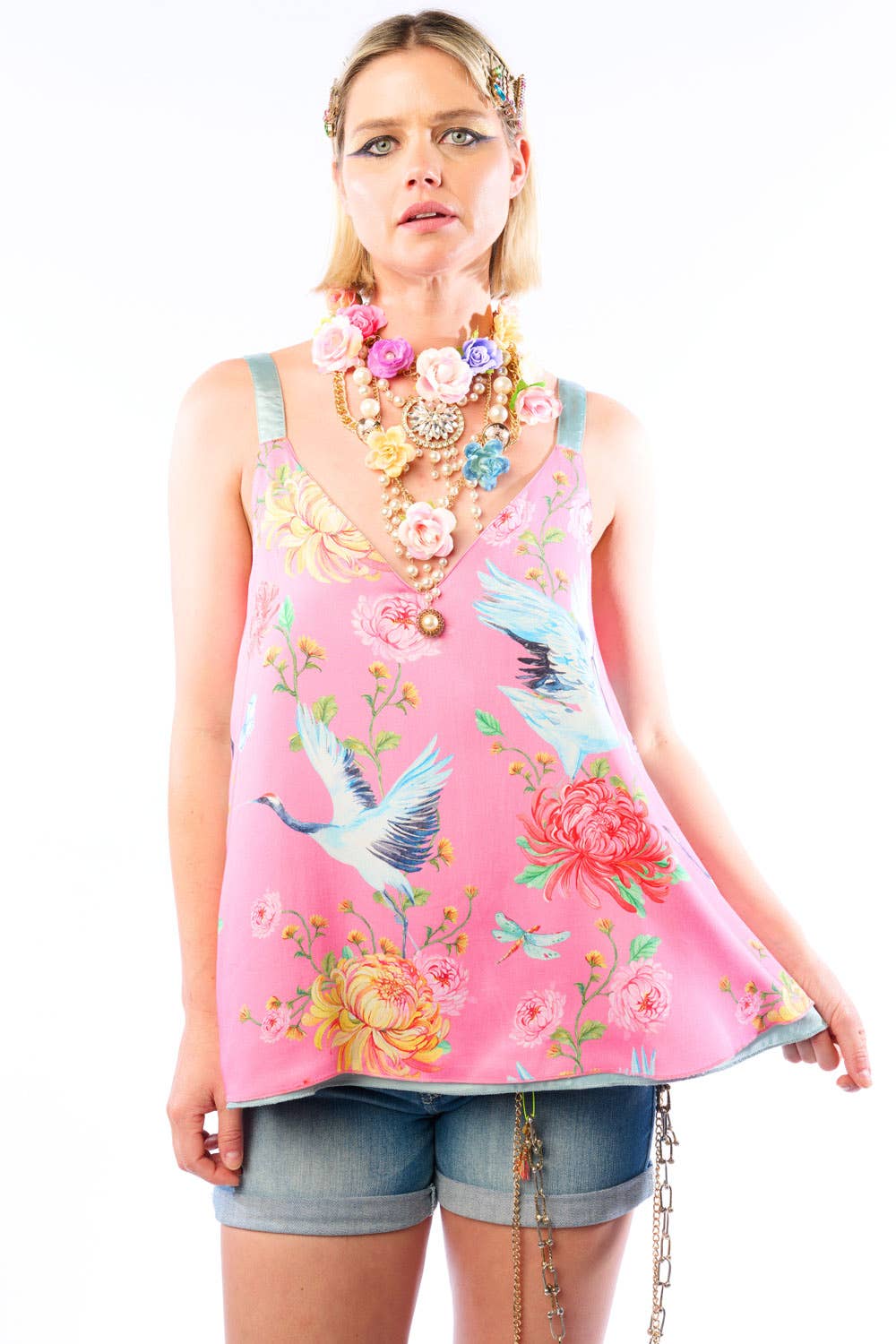 Rose Legenden om den vändbara cami med trana för wholesale på Faire14