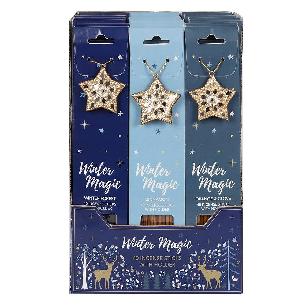 Pacific Trading - Wholesale Incense - Winter Magic Incense Sticks Display Set1