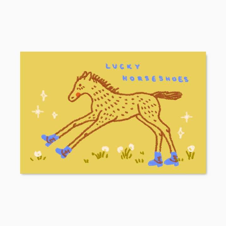 Lucky Horseshoes Sticker for wholesale by starpokes