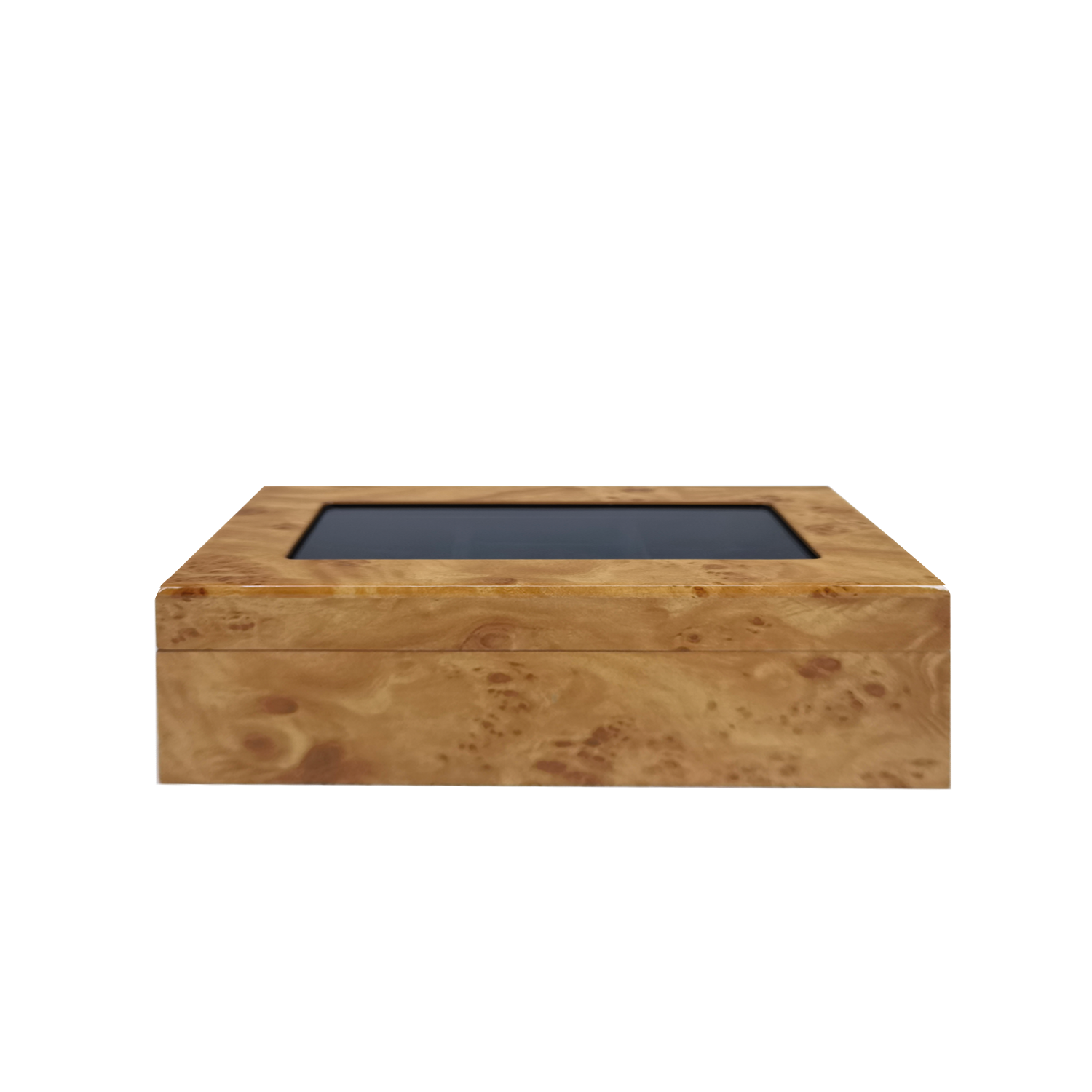 Opjet Paris - Vendita all'ingrosso Portagioie/organizer per gioielli - Scatola per orologi atelier in radica di olmo L18,5 P11,5 H8cm0