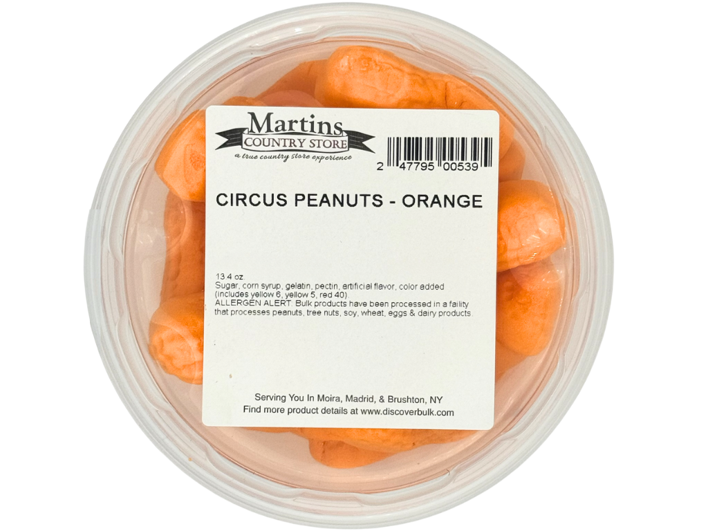 Martin's Country Store LLC - Vente Bonbons durs - CACAHUÈTES ORANGE CIRCUS 11,4 oz3