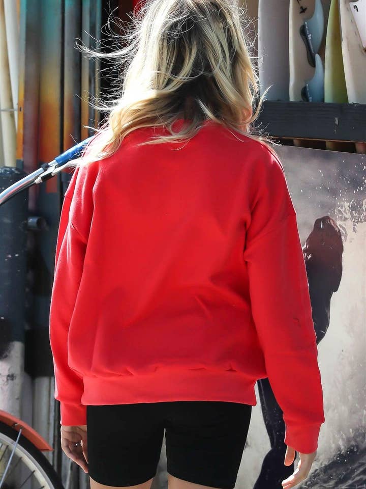 Tomato Cotton Long Sleeve Sweatshirt /1-1-1 for wholesale on Faire
