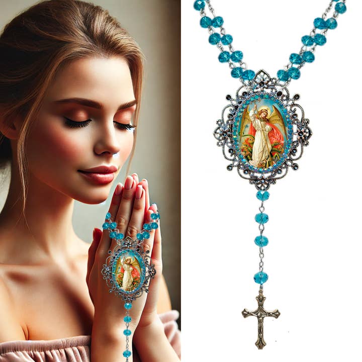 MariaSantissimaShop – Colar pingente/pendente por atacado – Escudo de São Miguel - Estilo Vitoriano2