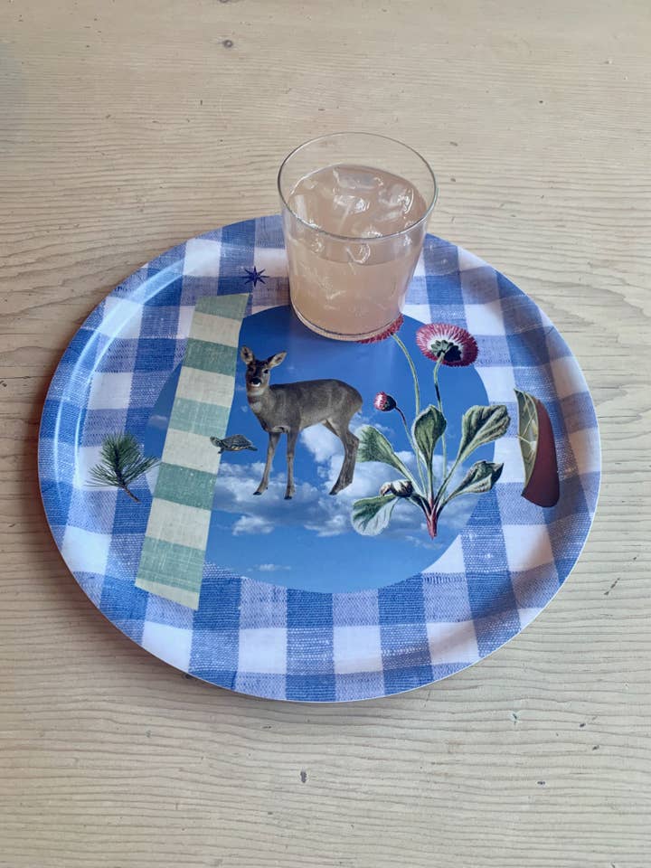 Plateau estival 1 placage de bouleau 12" pour la vente par Cabin Love