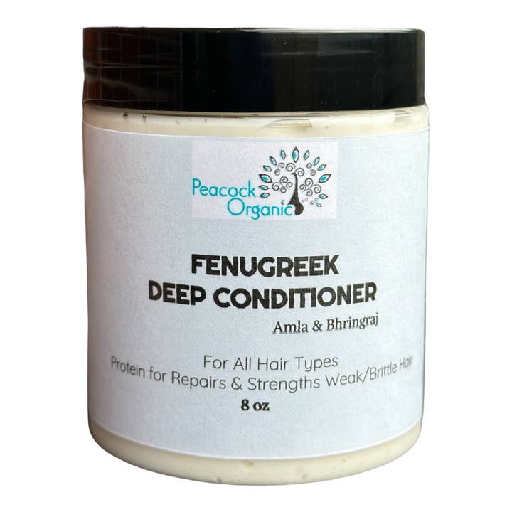 Fenugreek Infused Amla Deep Conditioner - For Dry, Thinning for wholesale by Peacock Organic