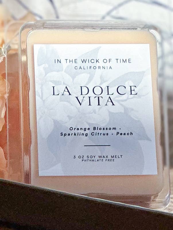 La Dolce Vita Wax Melt for wholesale by In the Wick of Time
