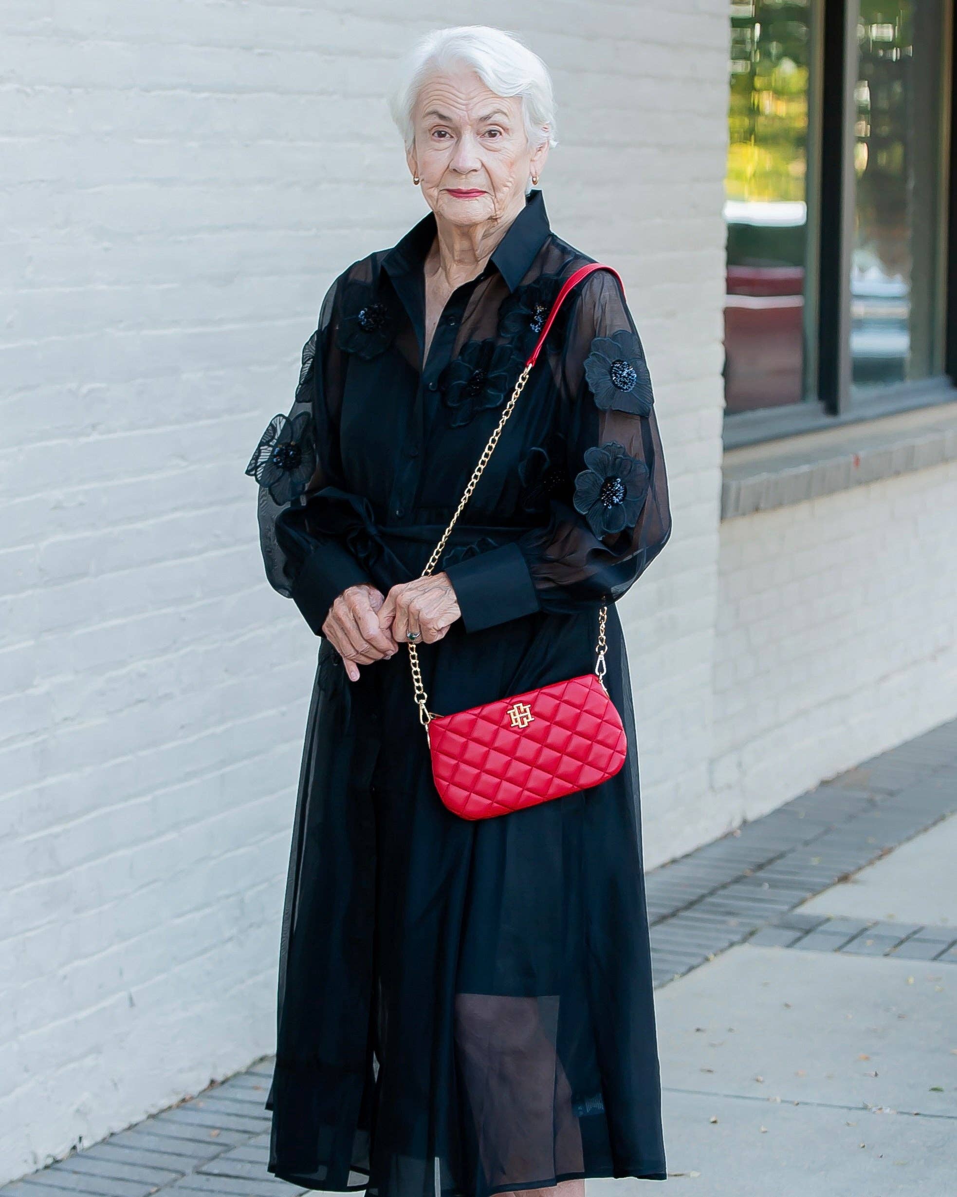 Caroline Hill - Vente Sac à bandoulière – femme - Livi Bandoulière Rouge SQ2