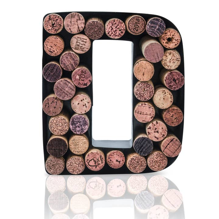 MADE EASY KIT - Wholesale Wine cork holder - Made Easy Kit Metal Letter Wine Cork Holder w/Wall Mount Kit57