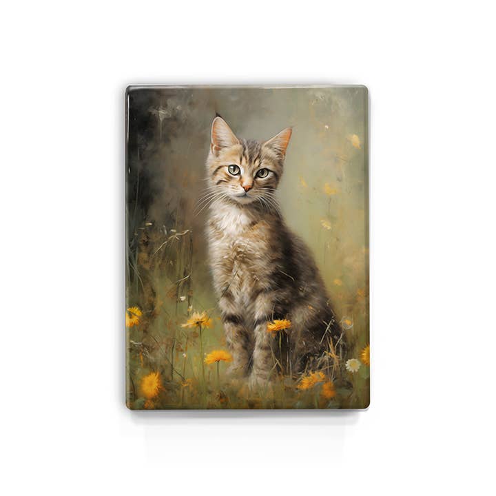 Giovane gatto - Stampa laccata - 19,5 x 26 cm - LP555 per la vendita all'ingrosso da parte di Laqueprint