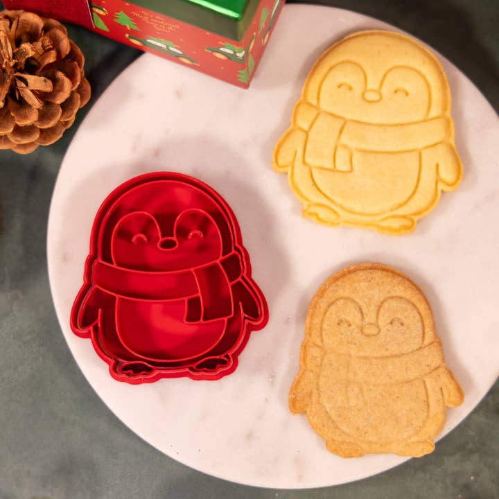 Pinguïn koekjesvorm – Kerst – Christmas Penguin Cookie Cut voor wholesale door Uniberry 3D