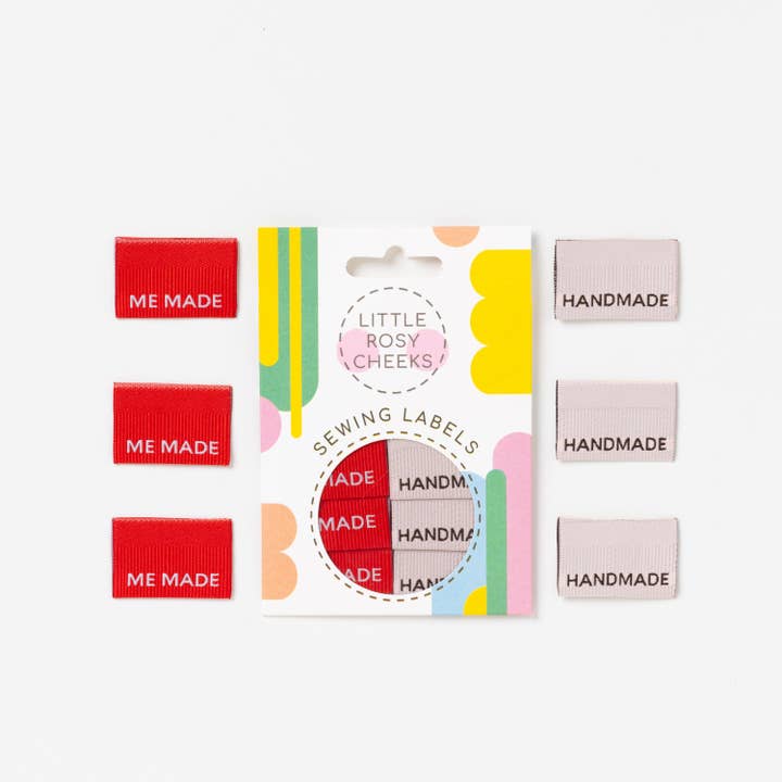 Little Rosy Cheeks – wholesale Craft supplies – ME MADE / HANDMADE RIBBED - Sewing Labels Tags2